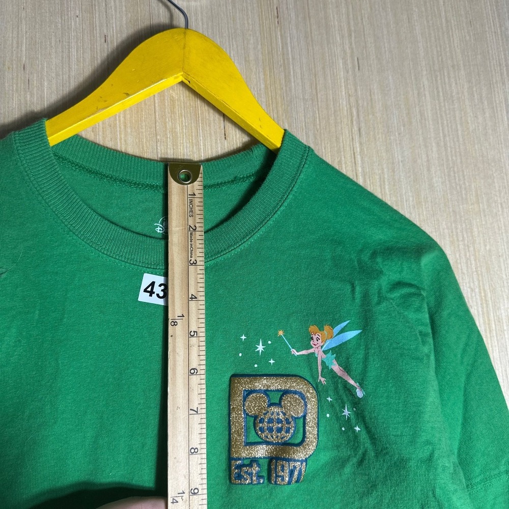 Walt Disney World Long Sleeve T-Shirt Mens Small Green Spirit Jersey Graphic - Picture 7 of 14